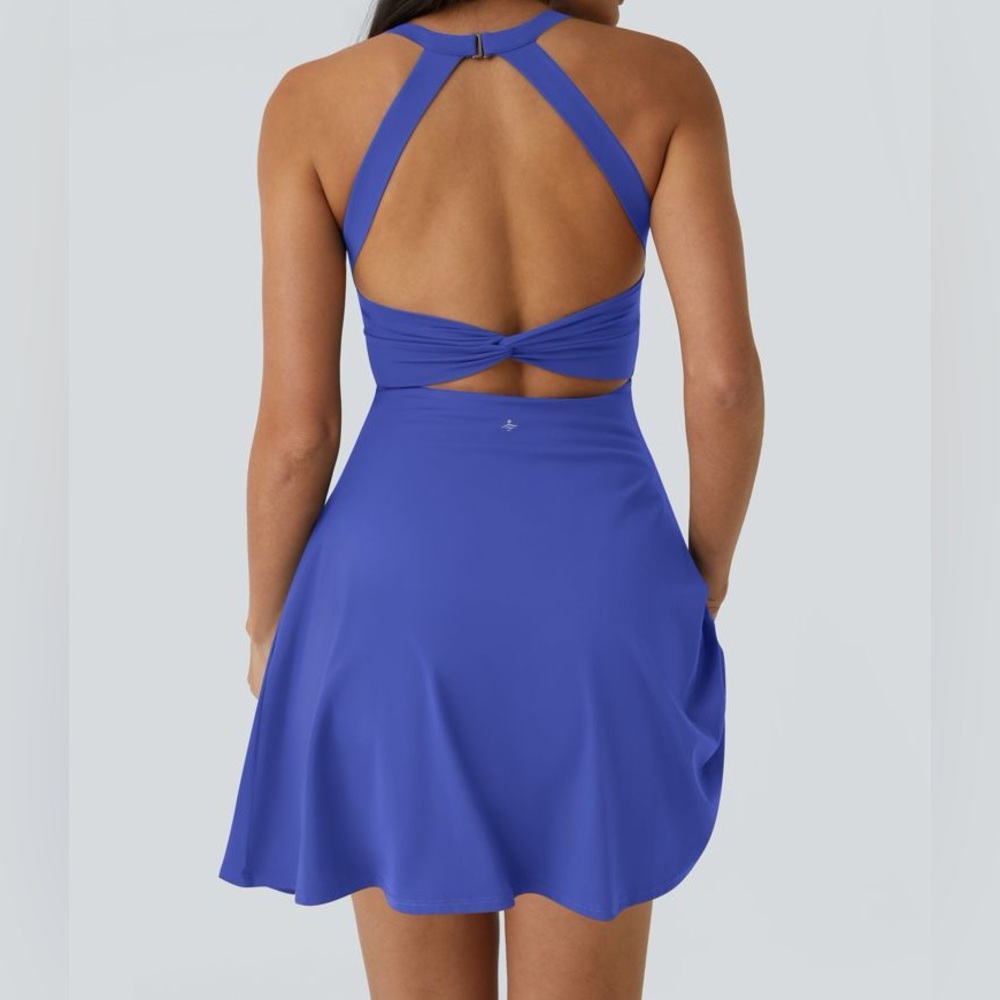 Halara SoftlyZero™ Airy Backless  Active Dress - Easy Peezy - size XLarge